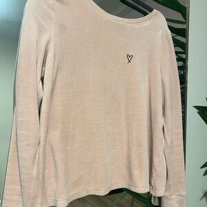 Victoria's Secret Blush Pink Top with Heart Detail